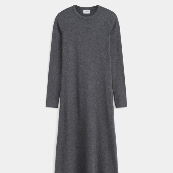 NWT Frank & Oak // The Ribbed Maxi Dress in Cool Grey - Picture 6 of 6